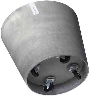 NIEUW - Ecopots Wheels grijs 60 cm grijs, Verzenden