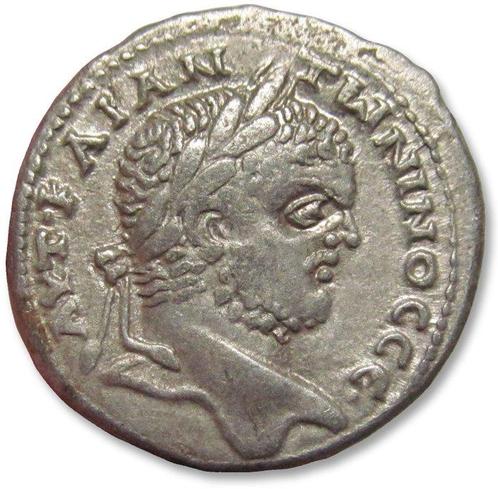 Romeinse Rijk. Caracalla (198-217 n.Chr.). Tetradrachm, Postzegels en Munten, Munten | Europa | Niet-Euromunten