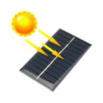 6V 1W 110x60mm Mini zonnepaneel (DIY Solar, Green Energy), Doe-het-zelf en Bouw, Zonnepanelen en Toebehoren, Nieuw, Verzenden