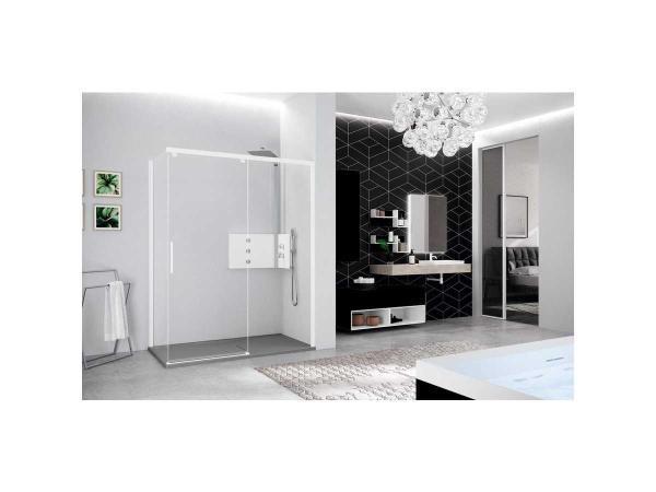 Veiling - Novellini schuifdeur Kuadra 2.0 137-139x200cm, Doe-het-zelf en Bouw, Sanitair