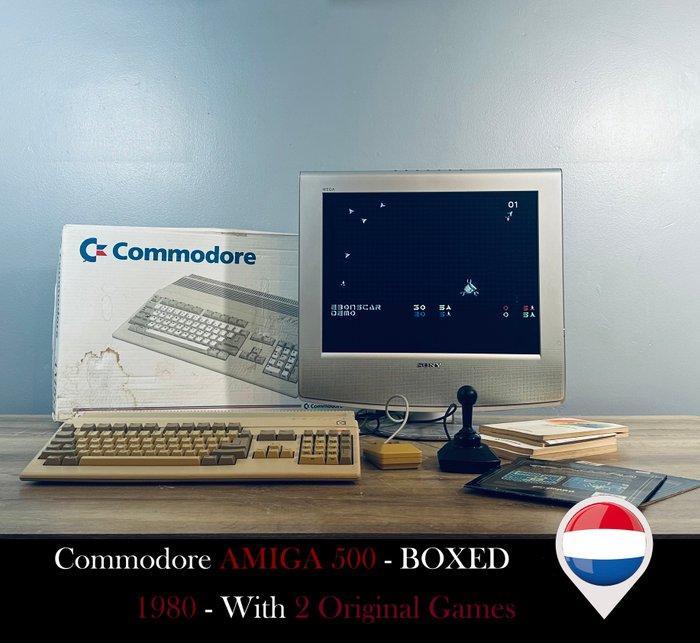 Commodore - Amiga 500 - Complete With Manual & 2 Original, Games en Spelcomputers, Spelcomputers | Overige Accessoires