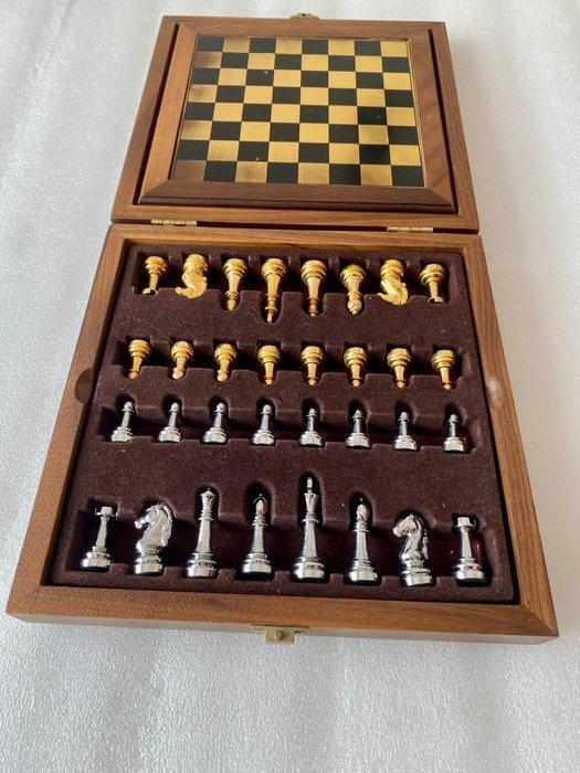 Schaakspel - Metaal, Antiek en Kunst, Curiosa en Brocante