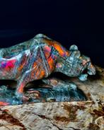 Magnifique Léopard en Labradorite qualité extra - XL animaux, Verzamelen