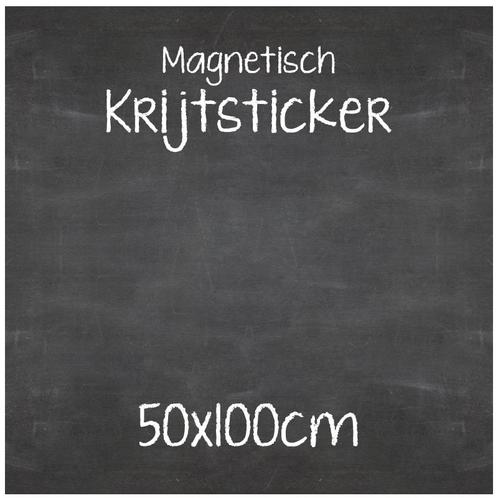 Magnetische Krijtsticker 50x100 cm, Huis en Inrichting, Woonaccessoires | Lijsten, Verzenden
