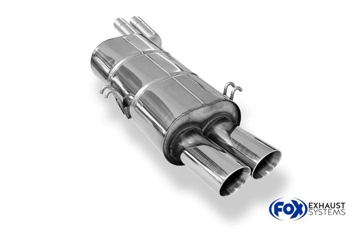 FOX BMW E34 M5 einddemper Ø2x63,5mm - 2x76 type 25, Auto-onderdelen, Uitlaatsystemen, Nieuw, Verzenden