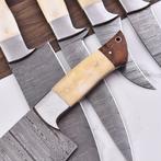 Keukenmes - Chefs knife - Kameelbot, hout en gevouwen staal