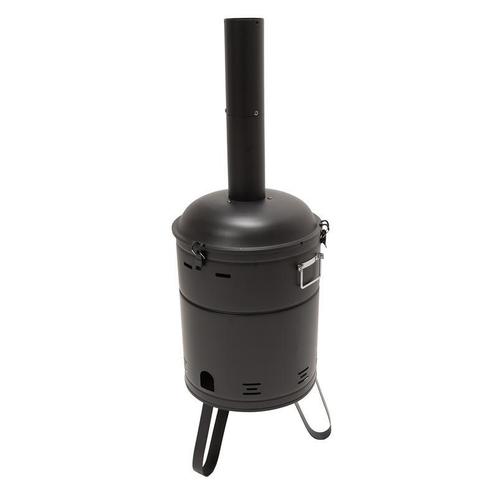 Barbecue tonneau 2 en 1 - 51 x 46,5 x 126 cm, Tuin en Terras, Houtskoolbarbecues, Verzenden