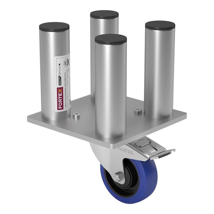 FORTEX STAGE750 Quattro poot met zwenkwiel/rem podiumhoogte, Muziek en Instrumenten, Licht en Laser, Verzenden