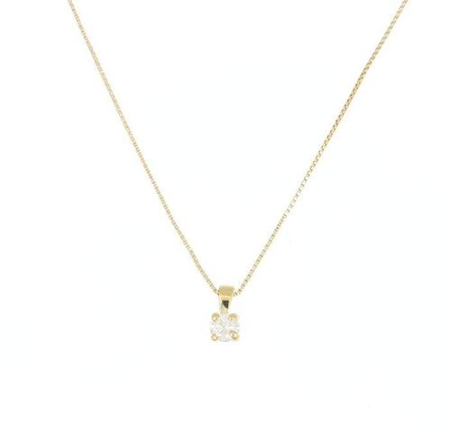 Sans Prix de Réserve - Collier - 18 carats Or jaune Diamant, Handtassen en Accessoires, Kettingen