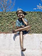 sculptuur, A daydreaming boy - 60 cm - Brons, Antiek en Kunst, Curiosa en Brocante