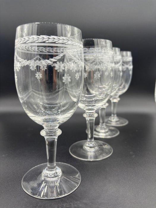 Val Saint Lambert - Drinkglas (6) - Léontine - Kristal, Antiek en Kunst, Antiek | Glaswerk en Kristal