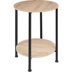 tectake Bijzettafel Ballina 45x64cm - Industrieel licht hout, Verzenden, Nieuw