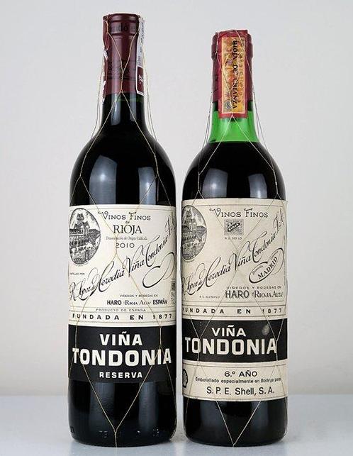 2010 R. Lopez de Heredia, Viña Tondonia Reserva & NV (1960s), Verzamelen, Wijnen