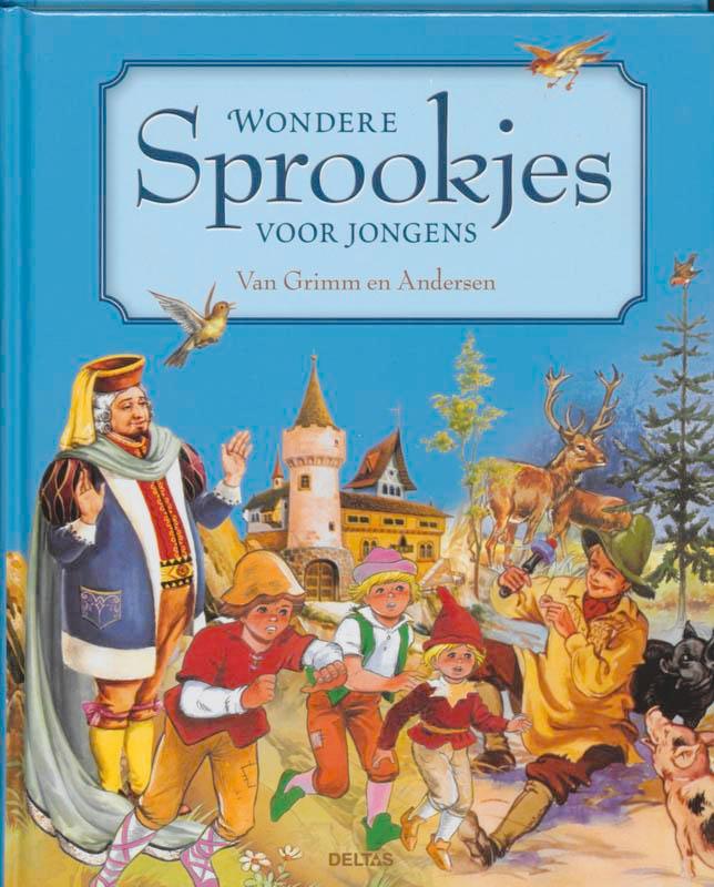 Wondere sprookjes voor jongens Van Grimm en Andersen, Boeken, Kinderboeken | Kleuters, Gelezen, Verzenden