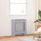 vidaXL Radiator Cover 2 pcs Grijs 78x19x81,5cm Bewerkt hout, Doe-het-zelf en Bouw, Verzenden, Nieuw