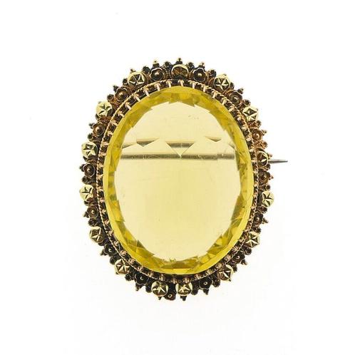 Gouden broche met Heliodoor | Antiek (vintage gouden hanger), Bijoux, Sacs & Beauté, Bracelets à breloques, Enlèvement ou Envoi