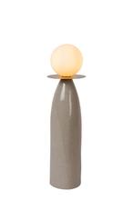 Lucide FIGARO - Tafellamp - Ø 12 cm - 1xG9 - Grijs, Verzenden, Nieuw