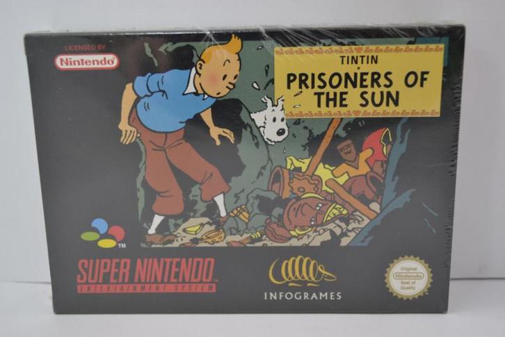 Tintin Prisoners Of The Sun - NEW (SNES EUR), Games en Spelcomputers, Games | Nintendo Super NES