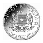 Somalie. 100 Shilling 2023 1 oz African Wildlife Somalian