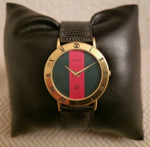 Gucci - Gucci Watch 3000 M Gold Plate Vintage Collectable -, Bijoux, Sacs & Beauté, Montres | Hommes