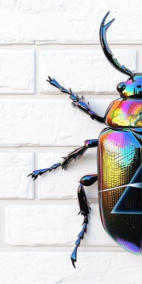 F2B - Beetle Bob Pink Floyd 3I8, Antiquités & Art, Art | Objets design