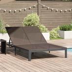 vidaXL Ligstoel Bruin 206 x 115 x 75 cm poly rattan, Tuin en Terras, Ligbedden, Verzenden, Nieuw