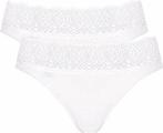 Sloggi Dames Pure Sense Luxe Tai C2P Slip wit 42 op Overig, Verzenden