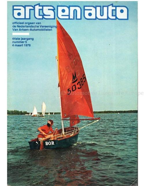 1978 ARTS EN AUTO MAGAZINE 05 NEDERLANDS, Livres, Autos | Brochures & Magazines, Enlèvement ou Envoi