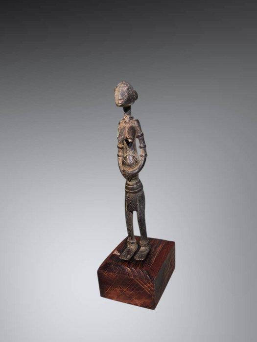 Petit Bronze Dogon - Femme enceinte - Dogon - Mali, Antiek en Kunst, Kunst | Niet-Westerse kunst
