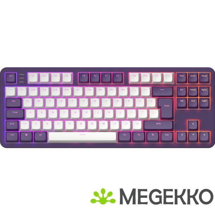Dark Project  ALU87A Violet TKL Bedraad Mechanisch Gaming, Computers en Software, Toetsenborden, Nieuw, Verzenden