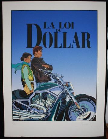 Francq, Philippe - 1 Offset Print - Largo Winch - La Loi du