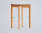Johannes Hironimus - Table dappoint - Frêne, Verre, Linleum