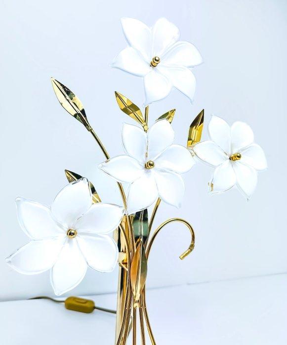 Tafellamp - Glas, Messing, Antiek en Kunst, Curiosa en Brocante