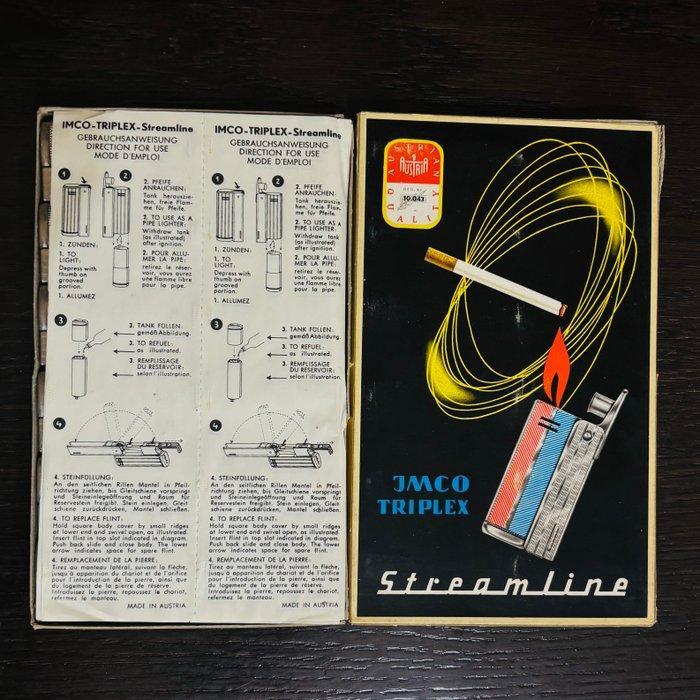 IMCO - Triplex Streamline Retail Box - Aansteker - Staal -, Verzamelen, Rookartikelen, Aanstekers en Luciferdoosjes