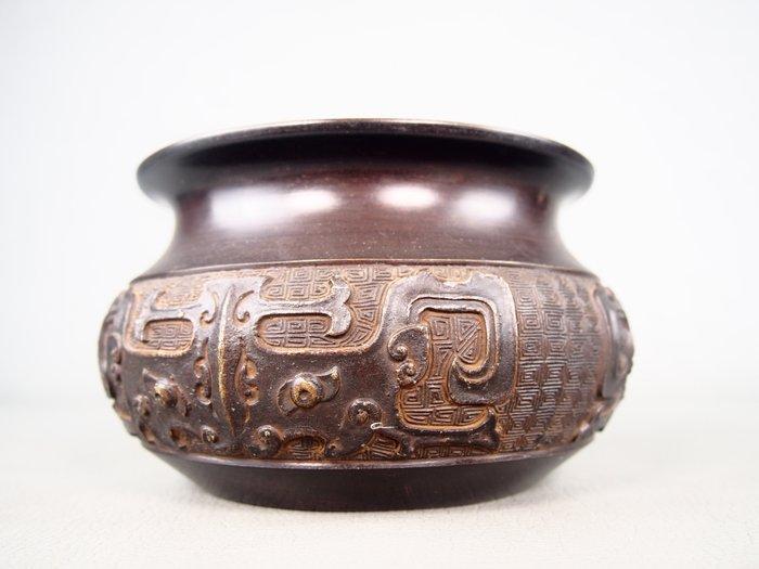 With apocryphal Ming Xuande mar  - Dienblad -, Antiek en Kunst, Antiek | Overige Antiek