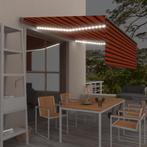 vidaXL Luifel met rolgordijn, LED en windsensor 4,5x3 m, Verzenden, Nieuw