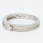 Bague - 18 carats Or blanc Diamant (Naturelle) - Solitaire