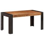 vidaXL Table de salle à manger 160x80x76 cm Bois de, Verzenden, Neuf