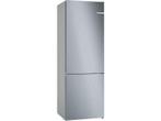 Bosch -  Koel-vriescombinatie D  - Inox, Elektronische apparatuur, 200 liter of meer, Verzenden, 60 cm of meer, Met aparte vriezer
