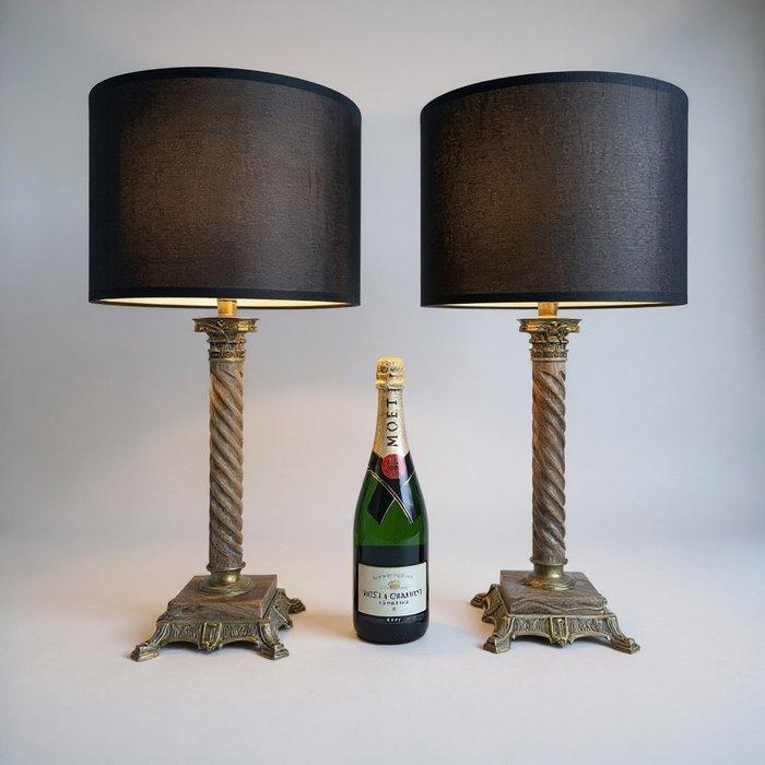 Tafellamp (2) - Marmer, Brons, Antiek en Kunst, Curiosa en Brocante