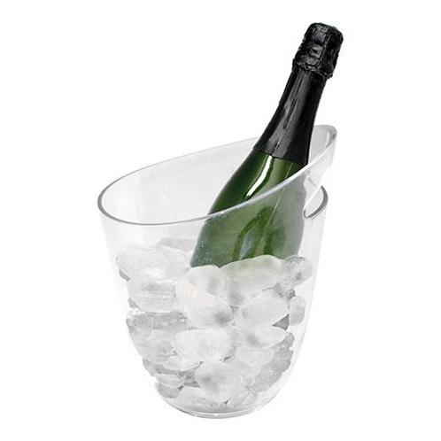 Wijnkoeler | Polystyreen | Transparant | Ovaal |, Zakelijke goederen, Horeca | Keukenapparatuur, Nieuw in verpakking, Verzenden