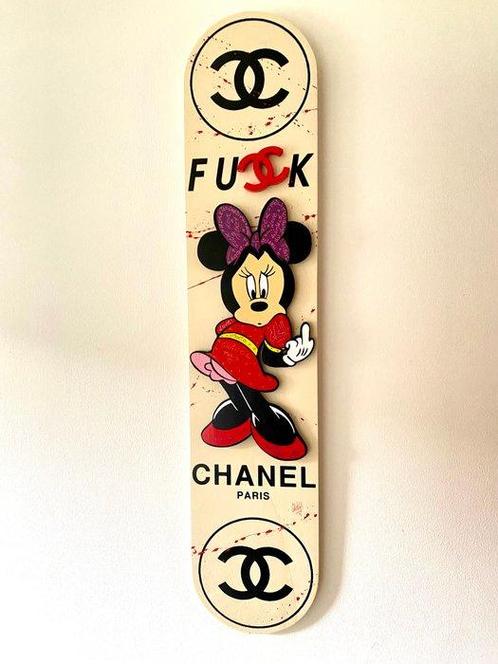 CASH - Minnie Chanel Fuck !!!, Antiquités & Art, Art | Peinture | Moderne