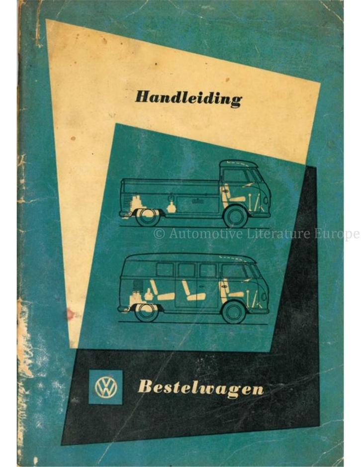 1955 VOLKSWAGEN T1 TRANSPORTER INSTRUCTIEBOEKJE NEDERLANDS, Auto diversen, Handleidingen en Instructieboekjes