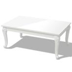 Salon Tafel Wit 100x60 | Tweede Kansje | OP = OP Nu!, Huis en Inrichting, Tafels | Bijzettafels, Minder dan 45 cm, Verzenden, Klassiek