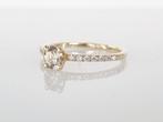 Bague de fiançailles - 14 carats Or jaune Diamant