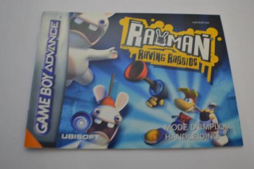 Rayman Raving Rabbids (GBA FAH MANUAL), Games en Spelcomputers, Spelcomputers | Nintendo Consoles | Accessoires