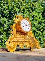 Tafelklok - Messing, Zinklegering - 1850-1900 - Romantisch, Antiek en Kunst, Antiek | Klokken