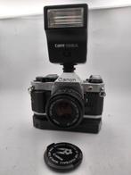 Canon AE-1 Programm + FD 1.8/50mm + Power Winder A2 +, Audio, Tv en Foto, Nieuw