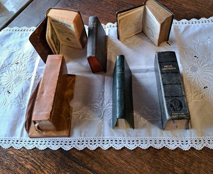 Religieuze missalen (6) - Papier - 1900-1910 - Set van 6, Antiek en Kunst, Antiek | Boeken en Manuscripten