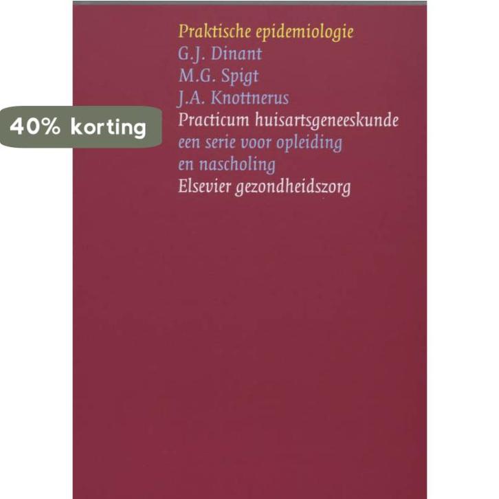 Praktische Epidemiologie / Practicum huisartsgeneeskunde, Boeken, Wetenschap, Zo goed als nieuw, Verzenden
